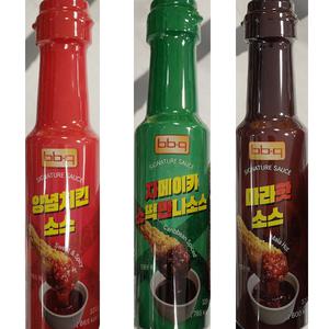 BBQ 시그니처 소스 320g 3종택1 마라핫소스 자메이카소떡만나소스 양념치킨소스