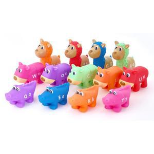 색감 발달 말랑이 동물 인형 대문자 소문자 컬러매칭 알파벳 익히기 KR7851