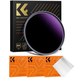 K&F 컨셉 82mm ND10000 초다크 ND 카메라 렌즈 필터 20-스탑 고정 중립 밀도 필터, 28개 다층 코팅 방수 및 스크래치 방지(나노-X 시리즈)