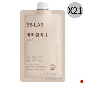 뉴트리원 비비랩 바비 쉐이크 프로틴 곡물맛 7포 X3