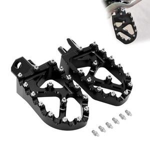 JFG 레이싱 DRZ400 풋 페그, 더트 바이크 페그 CNC 페달 받침대 DRZ400S 00-19 21-22 /DRZ400SM 05-19 21-22 /DRZ400E 00-07 /DRZ400 00-04 /RM125 RM250Z RMX250-블랙