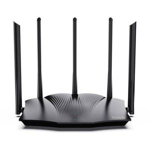 텐다 WiFi 6 게이밍 라우터, 가정용 AX3000 듀얼 밴드 기가비트 무선 5 * 6dBi 고이득 안테나 포함 장거리 커버리지, 4개의 포트 고속 WPA3, VPN(RX12Pro) 지원