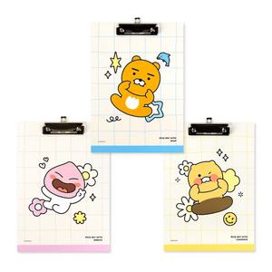 A4 클립보드 3종세트 춘식이 어피치 라이언 합지보드 서류철