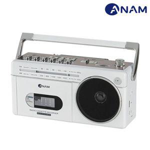 아남 레트로 카세트어 블루투스스피커 녹음기 FM 라디오 USB메모리 TF메모리