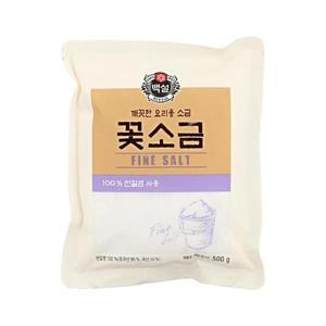 꽃소금500g/백설-20개