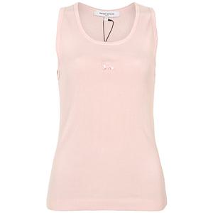 메종키츠네 25SS 로즈워터 베이비 폭스 패치 슬리브리스 탱크 탑 MW00121KJ0125 0140