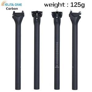 Elitaone 자전거 카본 시트 포스트 63C 량 125g MTB/도로 27.2/30.9/31.6mm
