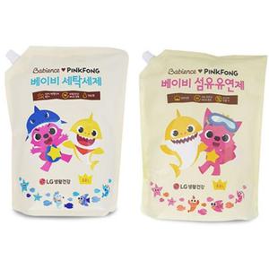 쿨샵 베비언스 핑크퐁 세탁세제 섬유유연제 리필