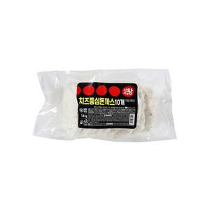 식자재왕 수제치즈등심돈까스 (180gx10ea) 1.8Kg 대용량