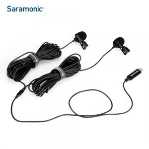 Saramonic 짐벌 장착용 초소형 클립 온 마이크 LavMicro U3C