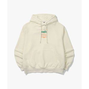 Diadora 가먼트다잉 후드티셔츠 IVORY D5123LHD09IVS