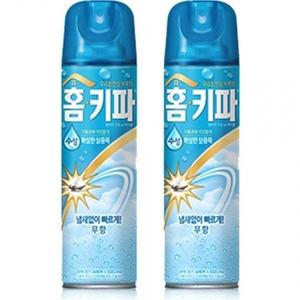 홈키파 무향 모기 스프레이 에어졸 2개 가정용 벌레약