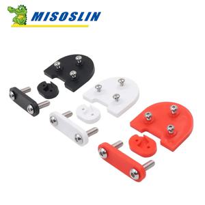 허브스페이스 휠 샤오미 헬퍼 M365/Pro 전동 스쿠터 용 수정 브래킷 키트 10 인치 ABS 후면 펜더 풋 서포트