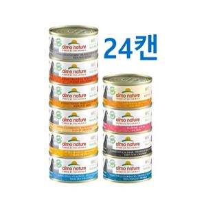 알모네이쳐 고양이 주식캔 70g X 24캔 습식사료