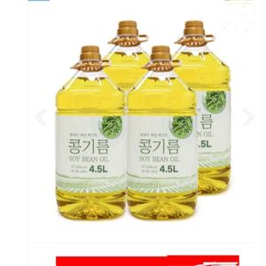 대두유 18L (4.5Lx4) 콩기름100% 식용유 업소용 대용량(원산지 중국)