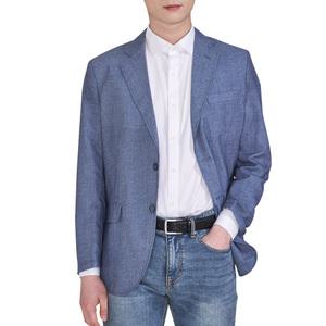 여름 중년 남성 콤비 자켓 남자 정장 마이 체크 양복 신사 아빠 50대 쟈켓