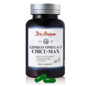 닥터브라이언 징코 오메가3 CIRCU MAX 은행잎 병풀잎추출물 60캡슐 2개월분