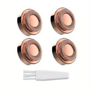 마무리 터치 완벽한 얼굴 제모 교체 헤드, 무통 효과적인 4 PCs