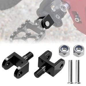 서 론 라이트 비 X 및 S 세그웨이 X160 X260 혼다 CRF150F 03-19 CRF230F 03-19, CNC 알루미늄 녹 방지 내구성 풋 페그 클램프, 넓고 두꺼운 브래킷용 URLWALL 2pcs 호더
