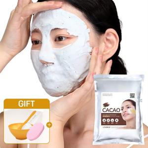린제이 카카오 모델링팩 1kg+팩도구세트+클렌징해면 스펀지 홈에스테틱 5종세트