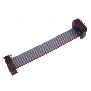 FC-FD DC4 수-암 커넥터  플랫 리본 다운로드 데이터 케이블  2.54mm 피치  6 핀  8 10 12 14 20 24 30 34/