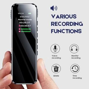재생 휴대용 MP3 플레이어 오디오 녹음기 음성 활성화 녹음 펜 HD 레코더와 음성 녹음기 소음 감소 기록
