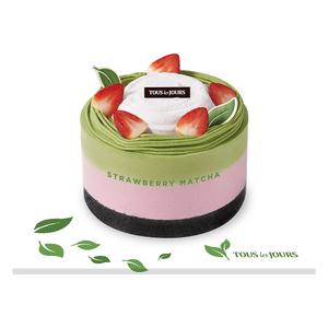 [뚜레쥬르] 말차에 퐁당 딸기케이크