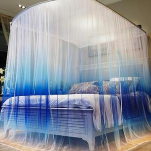 X10 그라데이션 U자 침대 모기장 200x220cm 캐노피모