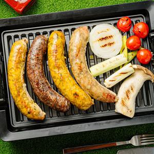 신포시장 모둠순대 바베큐순대 450g 찹쌀순대 고추맛 카레맛 캠핑 밀키트