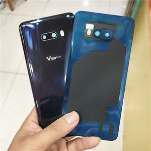 유리 배터리 후면 커버, 패널 문짝 하우징 교체, LG 호환 V50S ThinQ 5G LM-V510N G8X G850EM