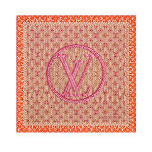 [LOUIS VUITTON][명품] 루이비통 모노그램 라탄 스퀘어 90 방도 스카프 M90647