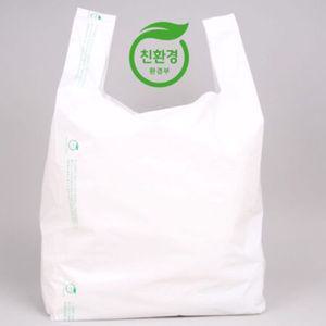 국내생산 생분해 비닐봉투 대형 17L 100매 환경