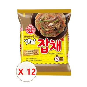 오뚜기 옛날 잡채 당면 봉지 75g 12개