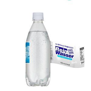 [대용량]라인바싸 탄산수 플레인 500ml 40개 탕비실 음료 동아오츠카 [홈파티 하이볼 캠핑맛집][회사 사무