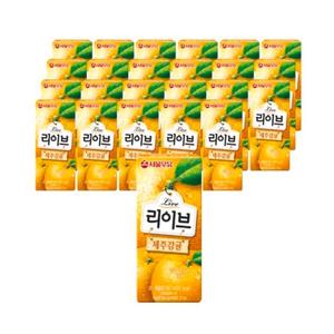 서울우유 리이브 제주감귤 190ml 24개