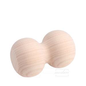 (편백나무) 순수편백나무 땅콩 마사지볼 10cm