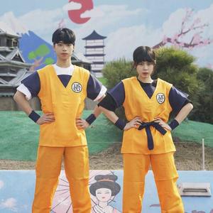 [JHORS134_51]교복몰 코스프레 주황 도복 할로윈코스튬