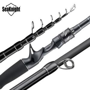 낚시대 SEAKNIGHT SANGE II 2.1M 탄소 막대 텔레스코픽 루어 낚싯대 캐스팅 스피닝로드 여행용 7 25G 10 30