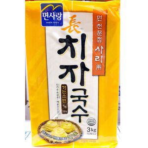 업소용 식자제 업소 식당 주방 식당용 점용 3Kg 치자국수 쇼핑몰 x4개 마트 면사랑 식자재 전문