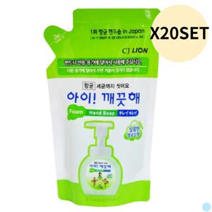 아이깨끗해 거품 핸드 워시 리필 청포도향 450ML X20