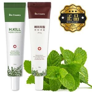 에이스제약 에이치킬 종합 허브크림 30ml 2종 항문용 가려움완화 건조함 따가움 진정 보습크림