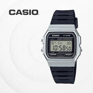 카시오 CASIO 남여공용 우레탄 빈티지 전자 손목시계 F-91WM-7A
