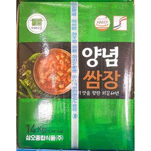 이바구촌 쌈장 지함 14kg 대용량 업소 식당 업소용 양념쌈장