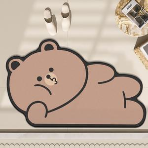 더제이엠 귀여운 캐릭터 욕실매트 규조토 발매트