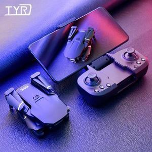 무선 헬기 S68 RC 헬리콥터 4K 듀얼 카메라 WIFI FPV 원 키 이륙 및 착륙 공기 압력 Foldable Quadcopter