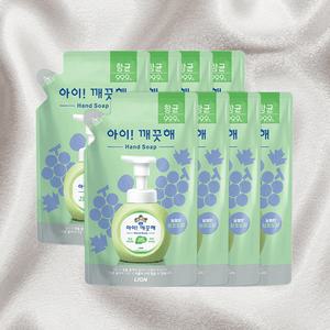 아이깨끗해 거품형손세정제 손세정제리필 청포도 450ml 8개