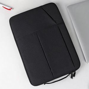 블랙 파우치 노트북 35x26cm 손잡이