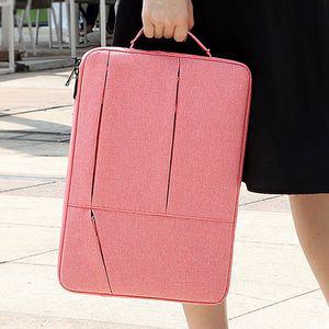 노트북 39x27cm 파우치 핑크 손잡이