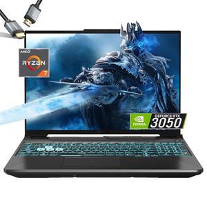 ASUS TUF 게이밍 노트북 2024 - AMD 라이젠 7 7735HS 비트 i7-12650H RTX 3050 백라이트 키보드 RGB 15.6인