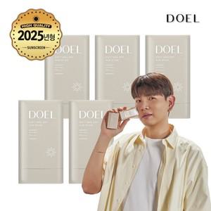 도엘 DOEL 100  무기자차 온가족 선스틱 국내최대용량 25g 패밀리 세트  본품 5개)